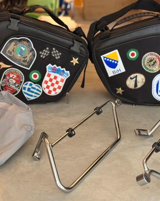 Borse laterali bags&bike scrambler Moto Guzzi v7 1