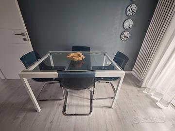 Tavolo allungabile vetro Ikea Glivarp