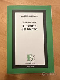 Libro l’origine e il diritto