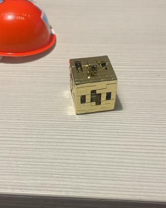 Cubo oro minecraft ovetto kinder