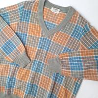 Maglione vintage Missoni x Minuzzi lana quadri