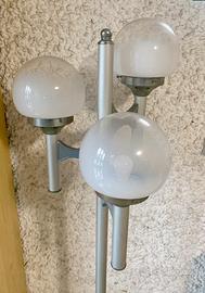 Lampada da terra a tre luci in vetro