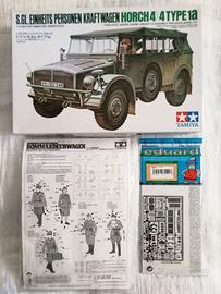 Tamiya 35052 Horch 4x4 Type1a + HQ Staff + Eduard 