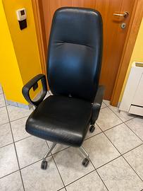 Sedia pelle da ufficio