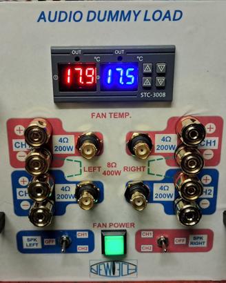 Carico fittizio 400w amplificatori audio 4-8 Ohm