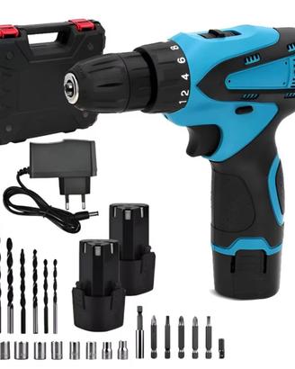 Trapano Avvitatore 24V Completo di 24 Accessori