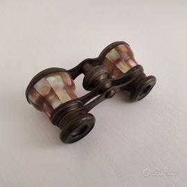 Binocolo da teatro opera antico in madreperla