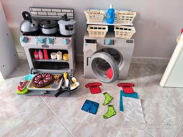 Set Cucina + Lavatrice Giocattolo Little Tikes FUN