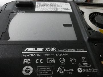 Asus X50 pezzi ricambi carcassa notebook portatile