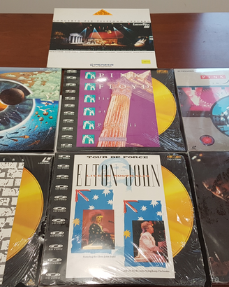 Laserdisc film , cartoni animati , musica Pink