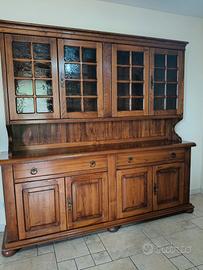 Credenza e tavolo in legno massello di castagno 