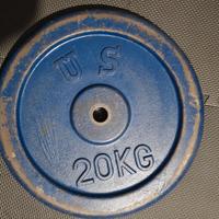 dischi ghisa 20kg foro 25mm