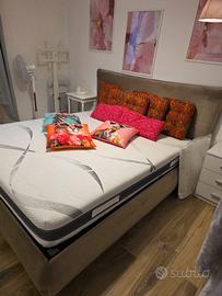 Letto matrimoniale con contenitore
