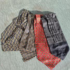 Ascot pura seta 4 fantasie (1 × 35 € / 4 x 100 €)