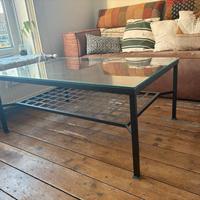 Tavolino in ferro e vetro Ikea Granas