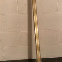 Asta per tenda, in ottone lucido