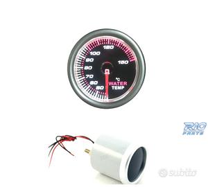 TERMOMETRO TEMPERATURA ACQUA SFONDO NERO ILLUMINAT
