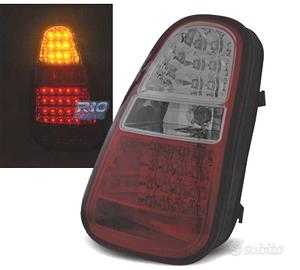 FANALI MINI COOPER R50 R52 R53 04-06 LED ROSSO AFF