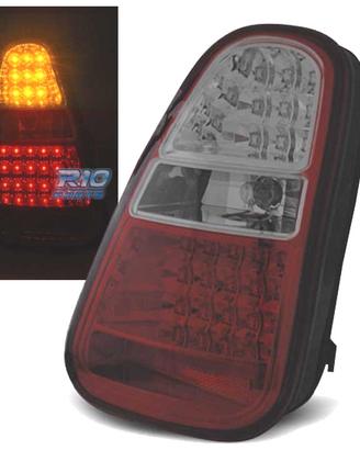 FANALI MINI COOPER R50 R52 R53 04-06 LED ROSSO AFF