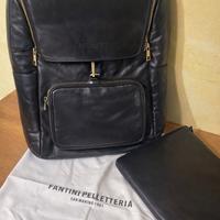 Zaino e portadocumenti Fantini in vera pelle