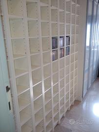 Billy Ikea porta cd -dvd 9 pezzi. biamchi