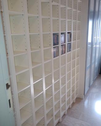 Billy Ikea porta cd -dvd 9 pezzi. biamchi