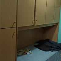 cameretta a ponte con rete a doghe e materasso 