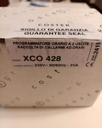 Programmatore XCO 428 COSTER NUOVO 