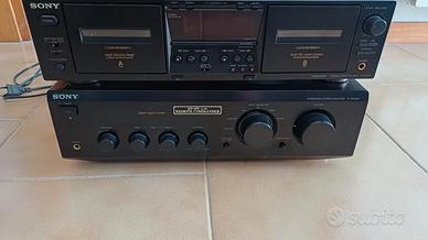 Accoppiata Sony Amplificatore /  Deck