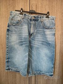 bermuda jeans uomo taglia 50