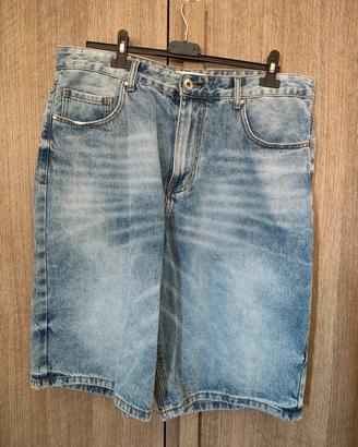 bermuda jeans uomo taglia 50