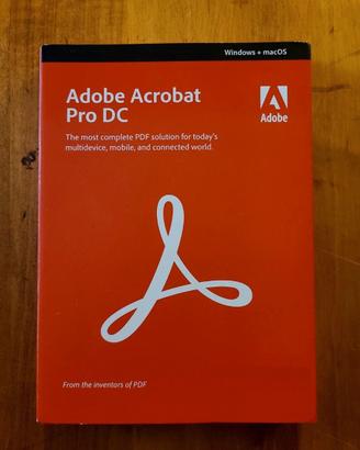 Adobe Acrobat Pro DC 2026 per PC Windows - USB lic