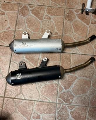 silenziatori/ scarico ktm husq gas gas