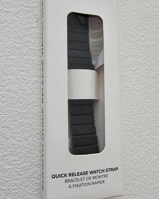 Cinturino Suunto 22mm Titanio Nero All Black Nuovo