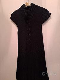 cardigan  nero smanicato