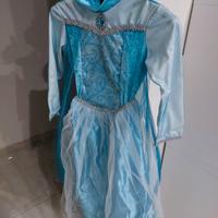  Frozen vestito maschera carnevale 