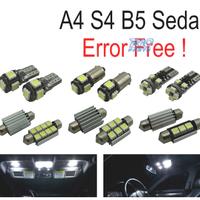 KIT 12 LAMPADE LED INTERNE PER AUDI A4 B5 SEDAN 96