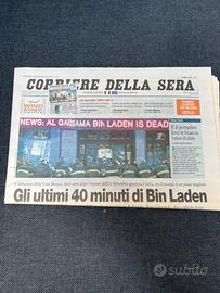 CORRIERE DELLA SERA - MORTE BIN LADEN