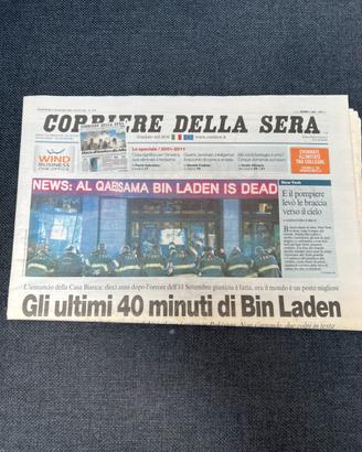 CORRIERE DELLA SERA - MORTE BIN LADEN
