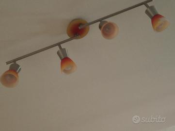 Faretti a 4 luci da soffitto o parete e applique 