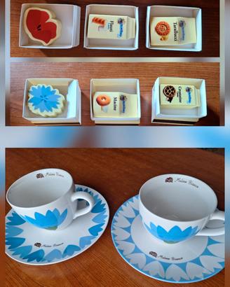 Set Mulino Bianco 2 tazze e piattini + Sorpresine