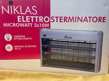 Elettro sterminatore per mosche e zanzare