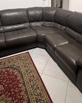 Divano in Vera Pelle Divani&Divani by Natuzzi