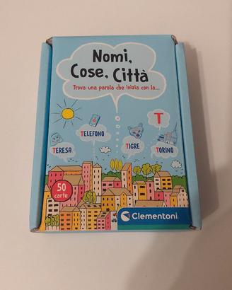 Gioco da Tavolo Carte Nomi, Cose, Città Clementoni