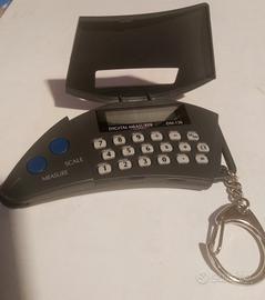 Misuratore di distanze  digitale, porta chiavi. 