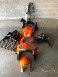 Carene cbr 600rr 2006 fire orange pearl