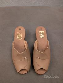 Ciabatte Zatteroni PriPenPes Made in italy Beige