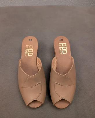 Ciabatte Zatteroni PriPenPes Made in italy Beige