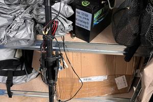 Motore elettrico e batteria per belly boat