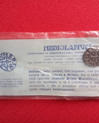 Ambrosino piccolo Mediolanum Assicurazioni anni '7